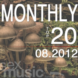 monthly top 20 // 08.2012