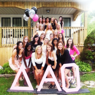 A girl should be three things: classy, fabulous, and in a sorority. TSM.