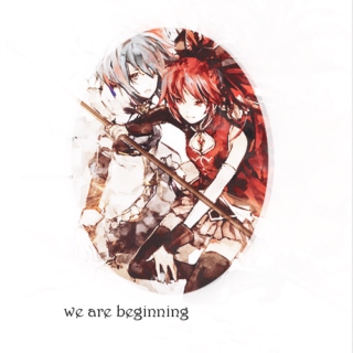 we are beginning (a kyoko/sayaka mix)