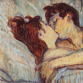 In Bed, The Kiss