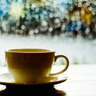Drinking Tea & Watching Raindrops