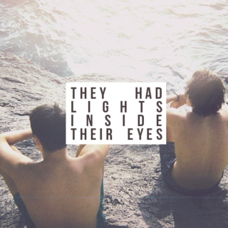 they had lights inside their eyes