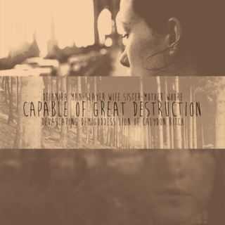 capable of great destruction