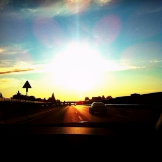 Where the road meets the sun