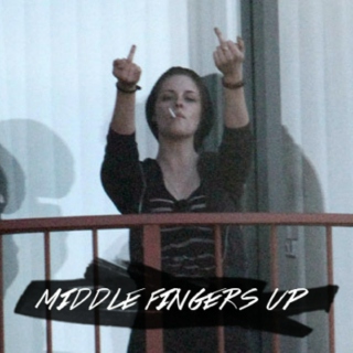 Middle Fingers Up