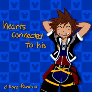 hearts connected to his