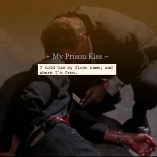 my prison kiss - an orange/white mix