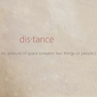 Distance. 