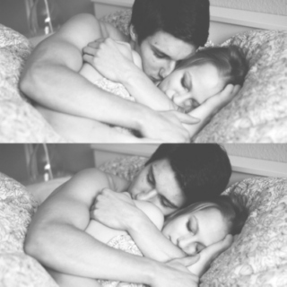 I wanna fall asleep in your arms. 