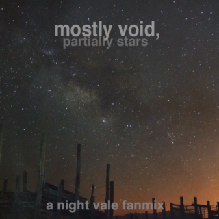 mostly void, partially stars