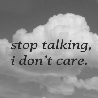 i really don't care