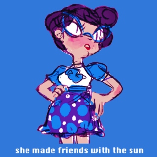 she made friends with the sun