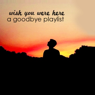 wish you were here; goodbye