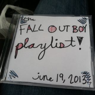 fall out boy concert playlist