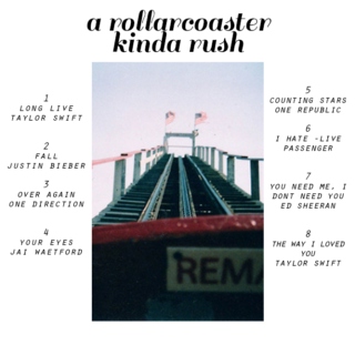 a roller coaster kinda rush