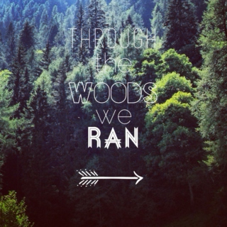 through the woods we ran