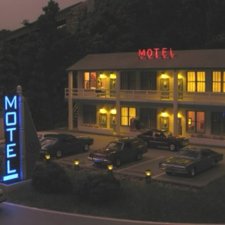 night in an eerie motel
