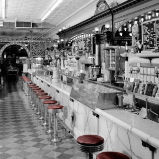 Diners and Old Time Ice Cream Parlors