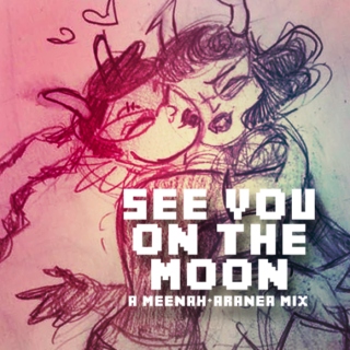see you on the moon - a meenah/aranea mix