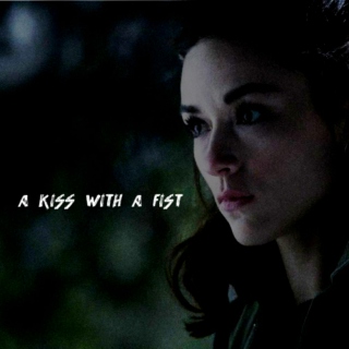 a kiss with a fist