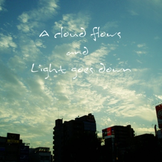 A cloud flows and light go down 
