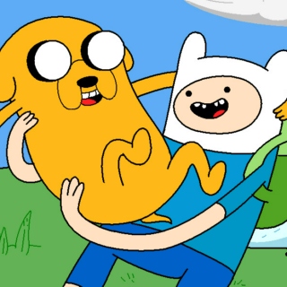 hanging out with finn and jake