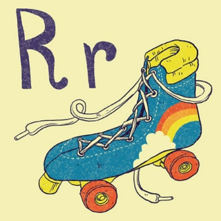 R is for Rollerskates!