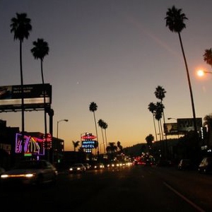 driving around LA