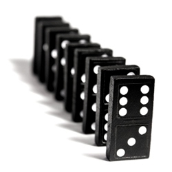 the domino effect.