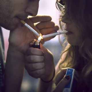 Love is a smoke...<3