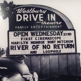 dancing at a drive-in theater