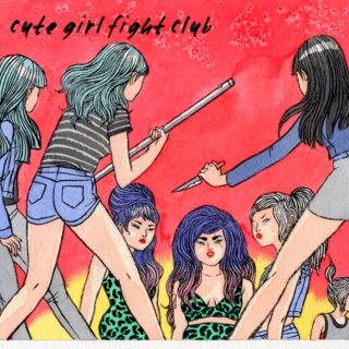 ♥ cute girl fight club ♥