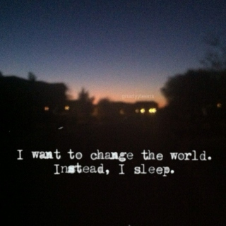 instead i sleep.