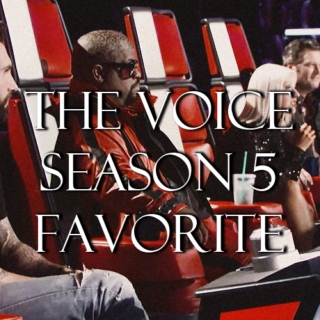 the voice season 5 favorite.