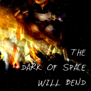 The dark of space will bend