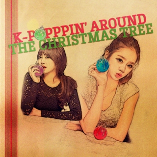 k-poppin' around the christmas tree