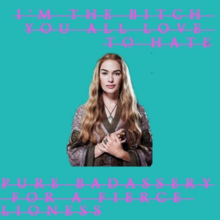 I'm the bitch you all love to hate: a cersei lannister playlist