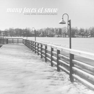 many faces of snow
