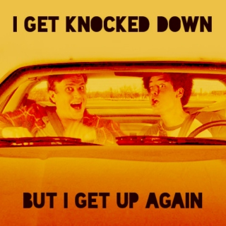 i get knocked down, but i get up again
