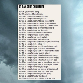 30 days challenge ♥