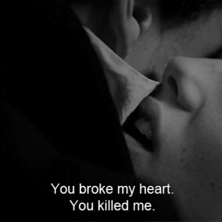 ☹ you broke my heart ☹
