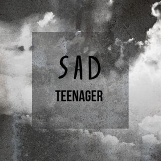 sad teenager