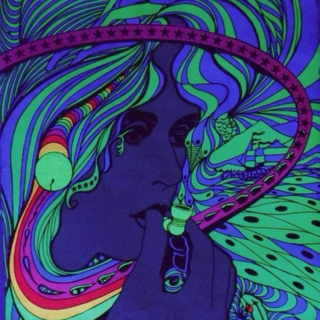 1960s Psychedelic Kaleidoscope