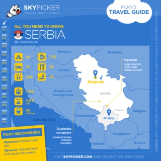 Skypicker destination: Serbia