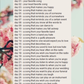 30 Day Song Challenge