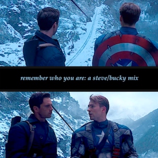 remember who you are: a steve/bucky mix