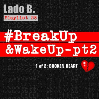 Lado B. Playlist 28 - #BreakUp&WakeUp-pt2 (1 of 2: BROKEN HEART)