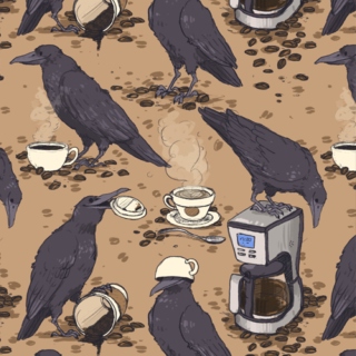 caffeinated crows