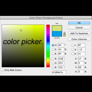color picker.