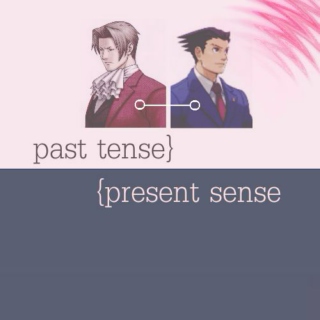 past tense}{present sense